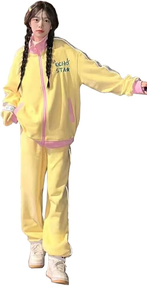 ■美品■匿名配送■セットアップ■ジャージ上下■ダンス■ジム■韓国■韓流 セットアップ レディース ジャージ 上下セット サイドライン